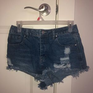 refuge denim shorts size 2